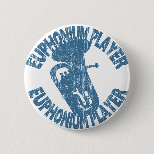 Euphonium Player Ronde Button 5,7 Cm (Voorkant)