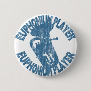 Euphonium Player Ronde Button 5,7 Cm