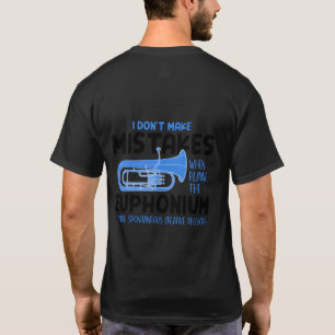 Euphonium speler Euphonist Muziek T-shirt