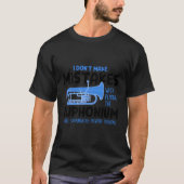 Euphonium speler Euphonist Muziek T-shirt (Voorkant)