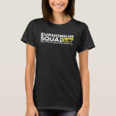 Euphonium Squad Brass Players Need Heroes Euphonis T-shirt (Voorkant)