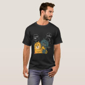 Euphoniumkat slaat op Euphonium T-shirt (Voorkant volledig)