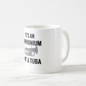  euphoniumschenken | Euphonium Player Gifts Koffiemok (Voorkant rechts)