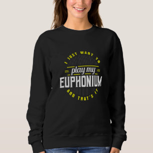 Euphoniumspeler Bariton Muziekinstrument Kleding Trui