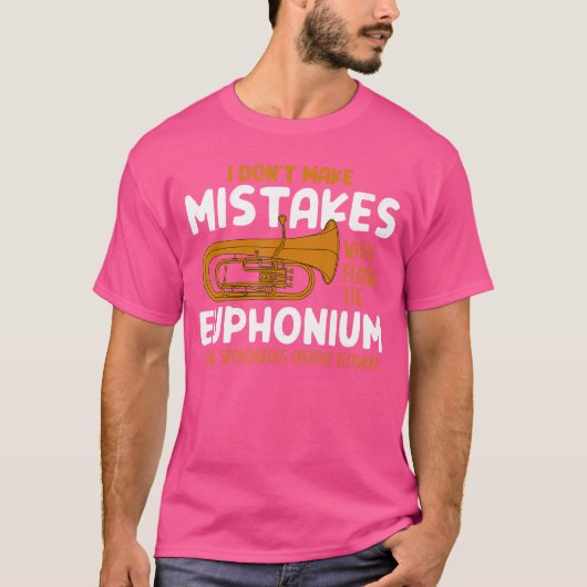 Euphoniumspeler Funny Euphonist Muziek Cadeau Mann T-shirt (Voorkant)