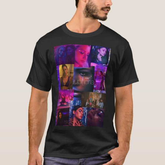 Euphoria Collage Poster T-shirt (Voorkant)