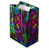 "Euphoria" Gemiddelde Glossy Gift Bag Medium Cadeauzakje (Achterkant Gekanteld)