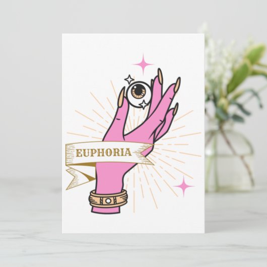 Euphoria Kaart (Staand voorkant)