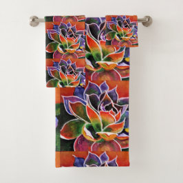 Euphoric Agave Bath Towels Bad Handdoek