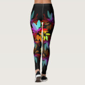Euphoric Moder Hippie Rainbow Petals Leggings (Achterkant)