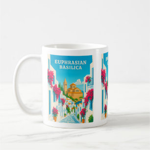 Euphrasische Basiliek Poreč Kroatië Vintage Reis P Koffiemok