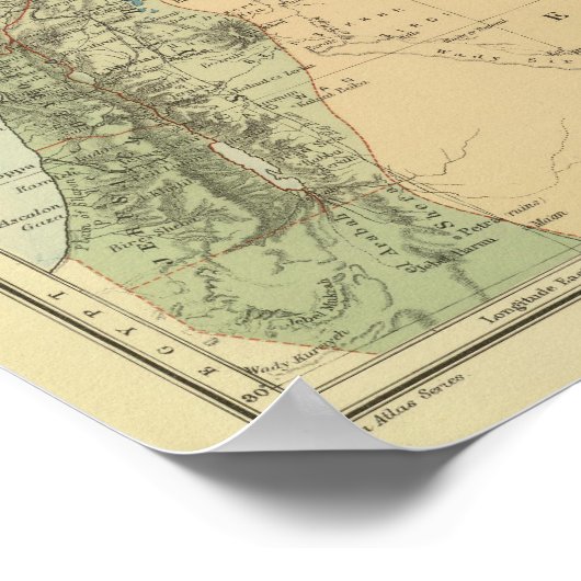 Euphrates Valley, Syrië Poster (Hoek)