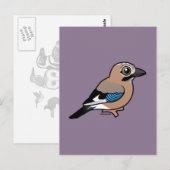 Eurasian Jay Briefkaart (Voorkant / Achterkant)