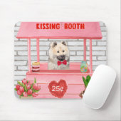 Eurasier Dog Valentijnsdag Kissing Booth Muismat (Met muis)