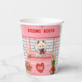 Eurasier Dog Valentijnsdag Kissing Booth Papieren Bekers (Achterkant)