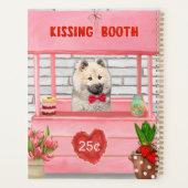 Eurasier Dog Valentijnsdag Kissing Booth Planner (Achterkant)