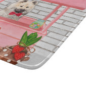 Eurasier Dog Valentijnsdag Kissing Booth Snijplank (Hoek)