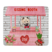 Eurasier Dog Valentijnsdag Kissing Booth Snijplank (Voorkant)