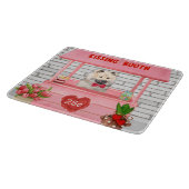 Eurasier Dog Valentijnsdag Kissing Booth Snijplank (Hoek)