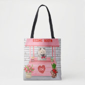 Eurasier Dog Valentijnsdag Kissing Booth Tote Bag (Voorkant)