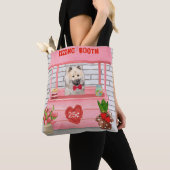 Eurasier Dog Valentijnsdag Kissing Booth Tote Bag (Dichtbij)