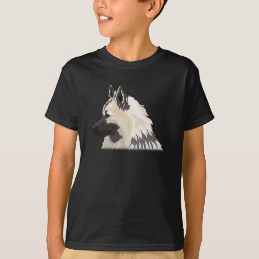 Eurasier Head Eurasian Dog T-shirt (Voorkant)