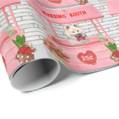 Eurasiër hond Valentijnsdag kusstand Cadeaupapier (Rol Hoek)