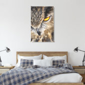 Euraziatische arend (Bubo bubo) Canvas Afdruk (Insitu (Slaapkamer))
