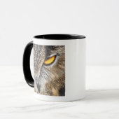 Euraziatische arend (Bubo bubo) Mok (Voorkant links)