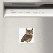 Euraziatische arend-owl magneet (Insitu (Vaatwasser))