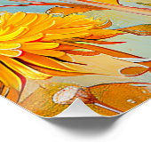 Euraziatische Blauwe Tit in het impressionistische Perfect Poster (Hoek)