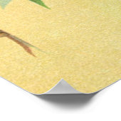 Euraziatische blauwmees - langstaartmees, poster (Hoek)