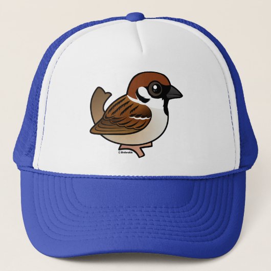 Euraziatische boomgaard trucker pet (Voorkant)