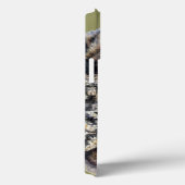 Euraziatische Eagle Owl waterverf bruin Case-Mate iPhone Case (Achterkant / Rechts)