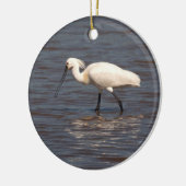 Euraziatische Spoonbill Keramisch Ornament (Links)