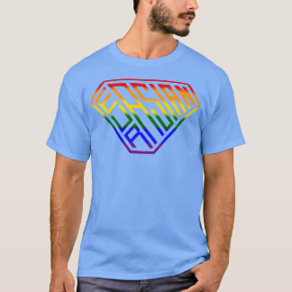 Euraziatische SuperEmpowered Shield Regenboog T-shirt