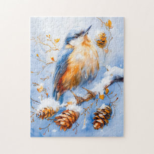Eurazische boomklever in Impressionistische stijl  Legpuzzel