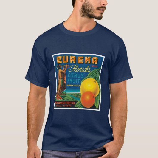Eureka Brand Florida Citrus Fruit T-shirt (Voorkant)