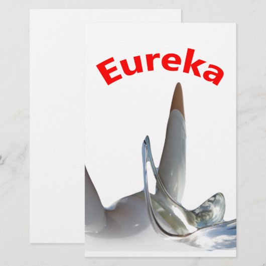 Eureka Briefpapier (Voorkant / Achterkant)