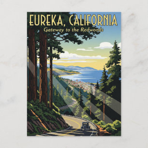  Eureka California Reizen Briefkaart