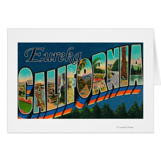Eureka, Californië - grote letterscènes (Voorkant Horizontaal)