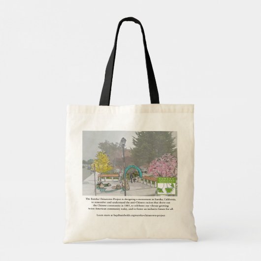 Eureka Chinatown 1884 canvas tas (Achterkant)