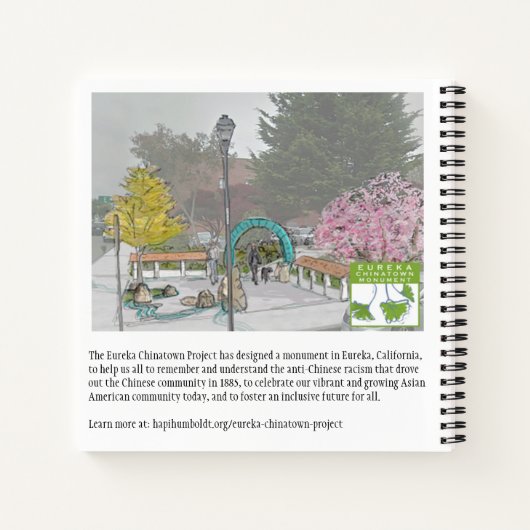 Eureka Chinatown 1884 - Monumentaal Notitieboek (Achterkant)