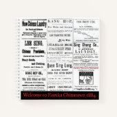 Eureka Chinatown 1884 Notitieboek (Voorkant)