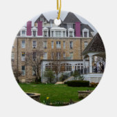 Eureka Crescent Keramisch Ornament (Voorkant)