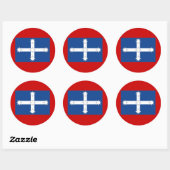 Eureka Flag Ronde Sticker (Vel)