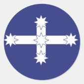 Eureka Flag Ronde Sticker (Voorkant)