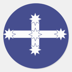 Eureka Flag Ronde Sticker
