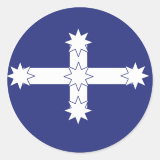 Eureka Flag Ronde Sticker