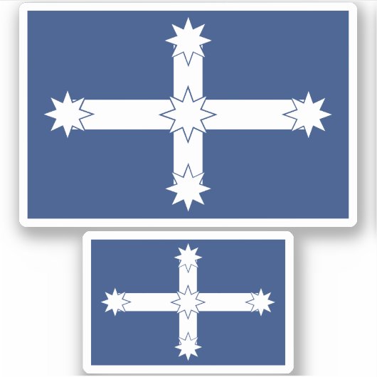 Eureka Flag Sticker (Voorkant)